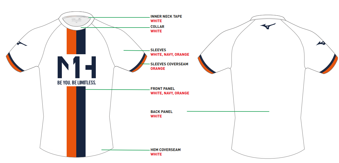 MH1 Stripe Performance Tee
